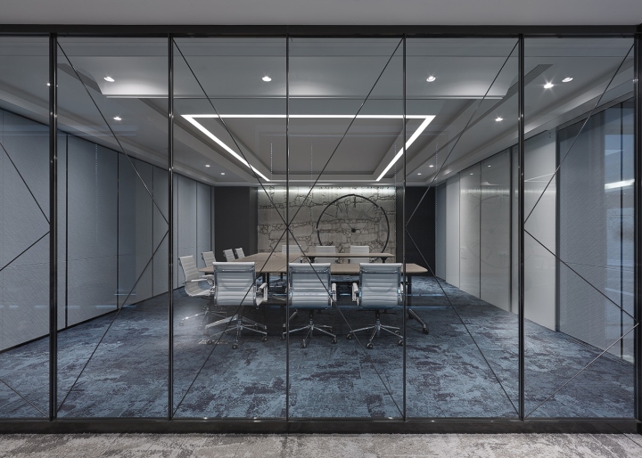 Проектирование интерьера офиса: канференц-зал с передвижными перегородками