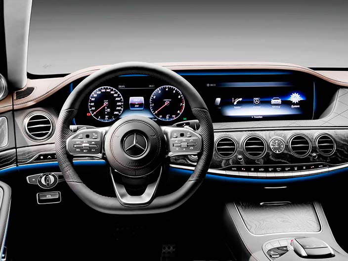 Новый руль Mercedes-Benz Мерседес S-Class 2018 года