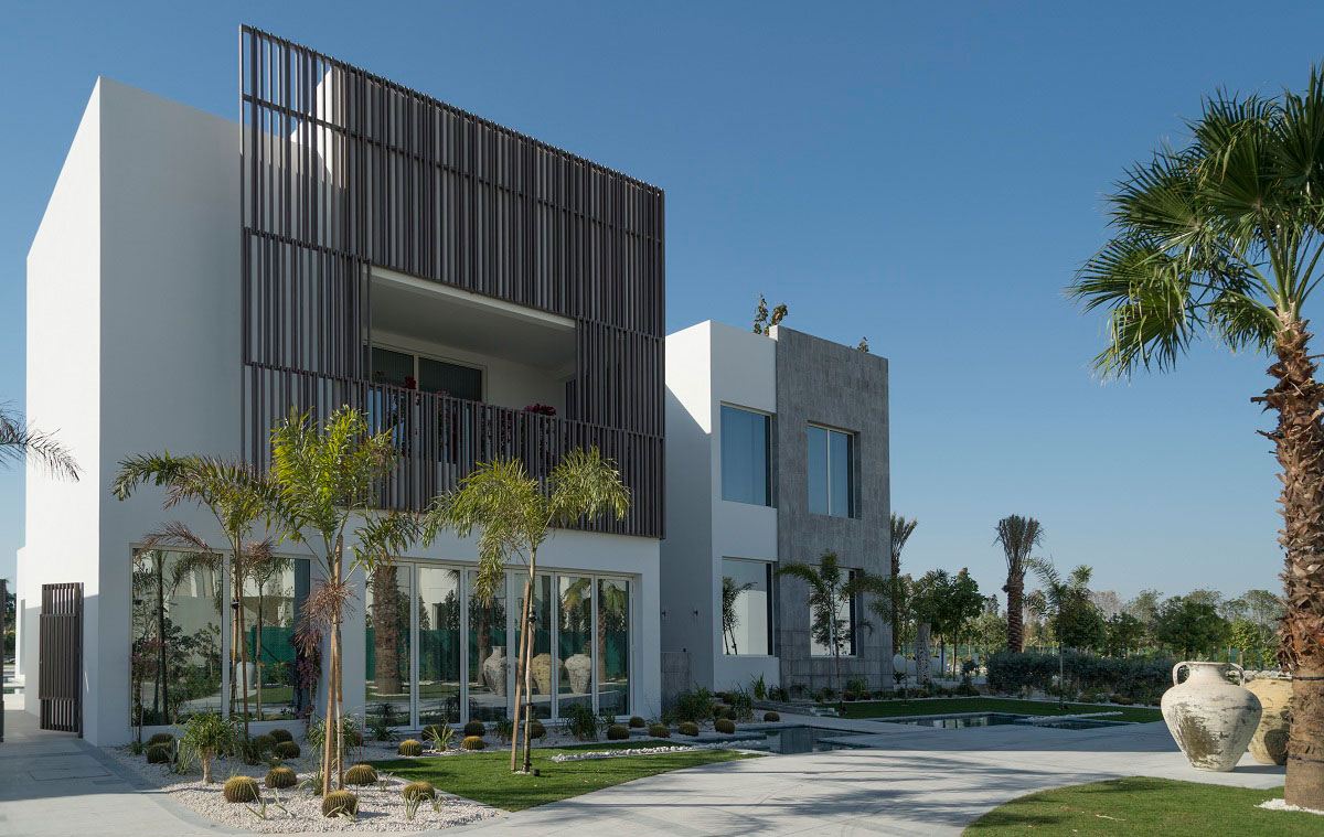Экстерьер жилого комплекса The Reserve в Дубаи
