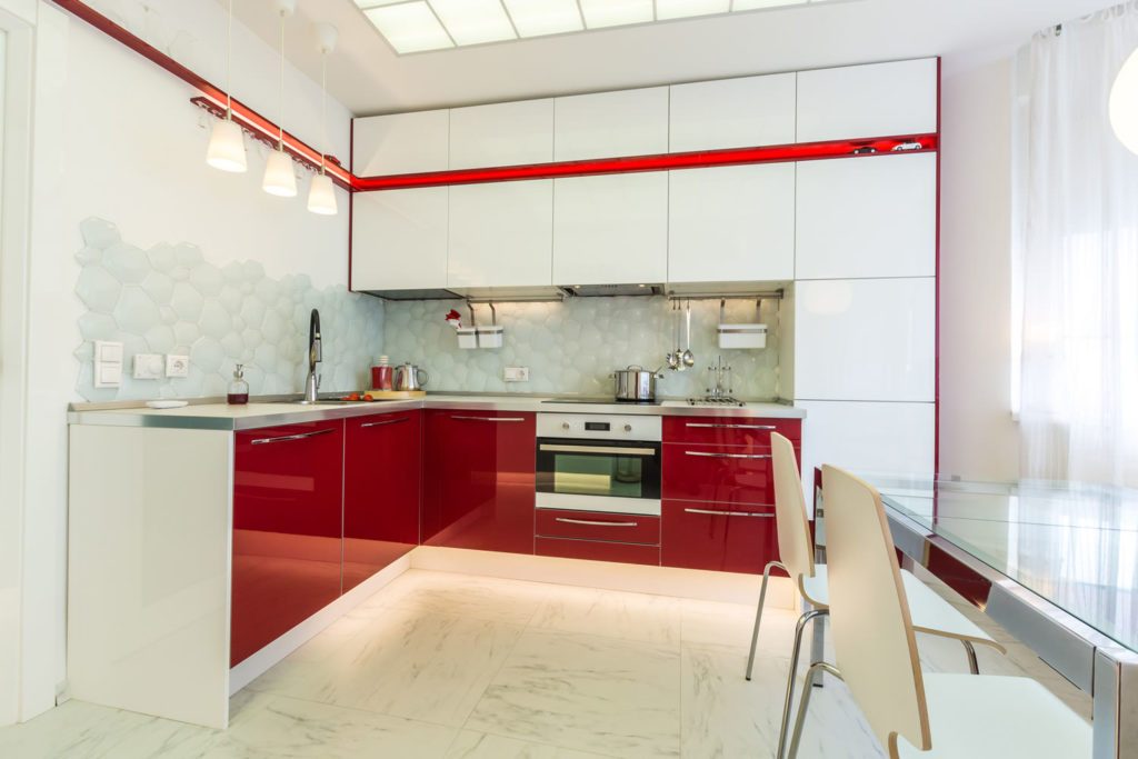 Дизайн кухни 9 кв.м. и сочетание цветов интерьера