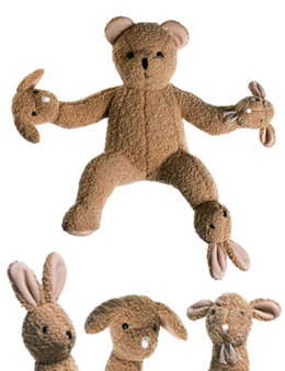 Philippe Starck. Филипп Старк. TeddyBearBand, Moulin Roty 2005