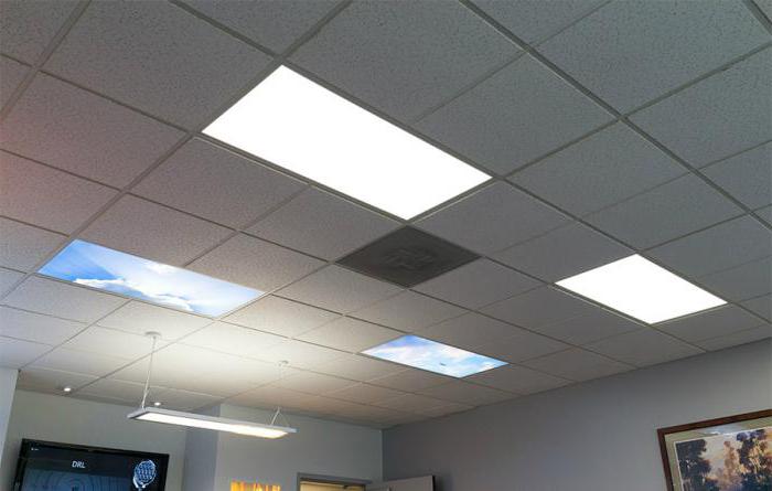 световые панели на потолок