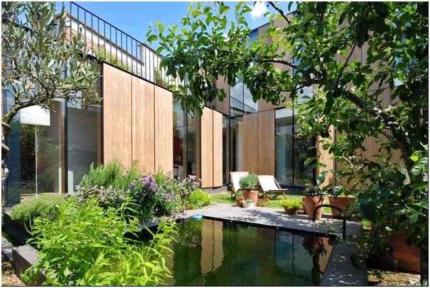 Дизайн интерьера дома Kilburn Lane похожего на карточный домик от креативных дизайнеров в Англии