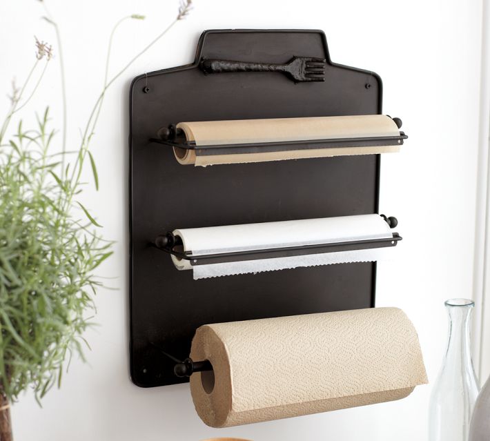 Настенный держатель для бумажных полотенец, салфеток и крафт-бумаги