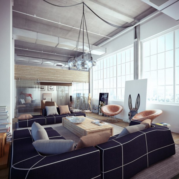 industrial-loft-with-white-and-navy-blue