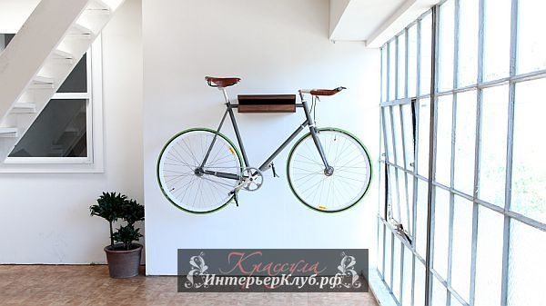 42 Велосипед в интерьере, велосипед на стене в интерьере, велосипед в дизайне интерьера, велосипед в оформлении интерьера