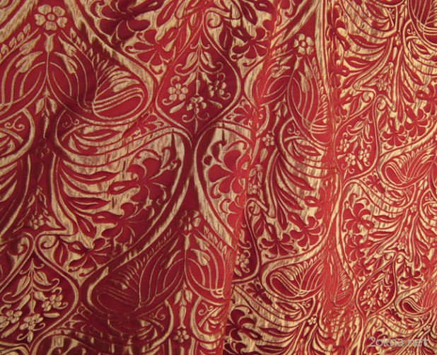 Фактура ткани для штор в зал