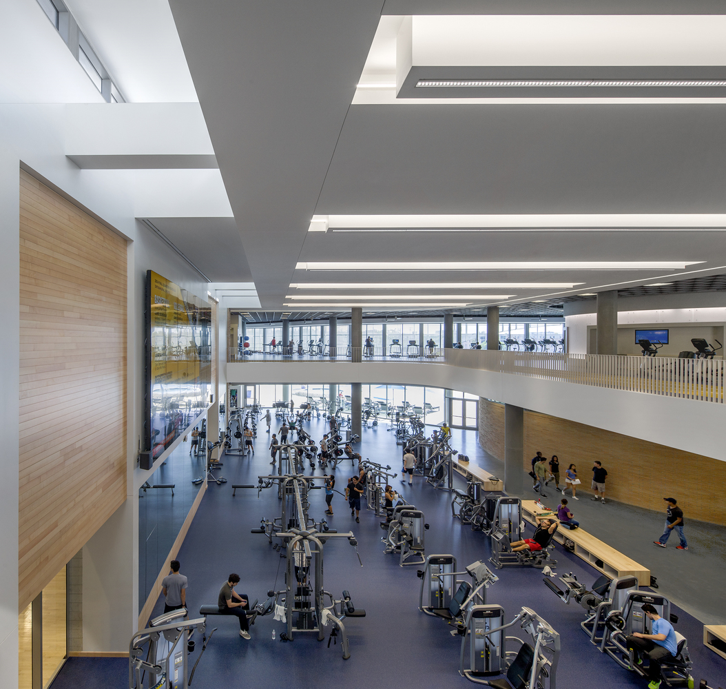 Дизайн спортивного комплекса – Зал на первом этаже