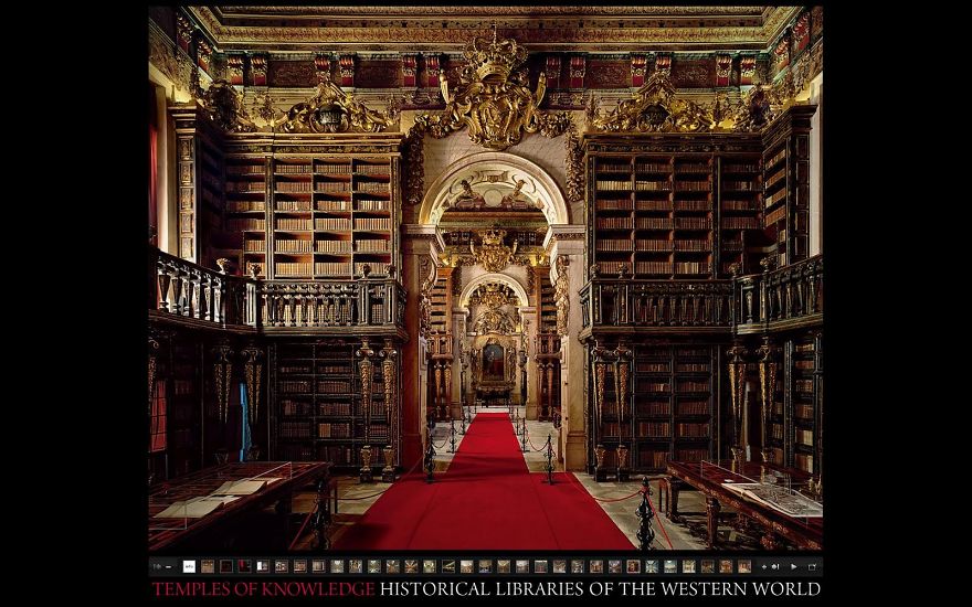 Величественные библиотеки мира: Библиотека университета Коимбра