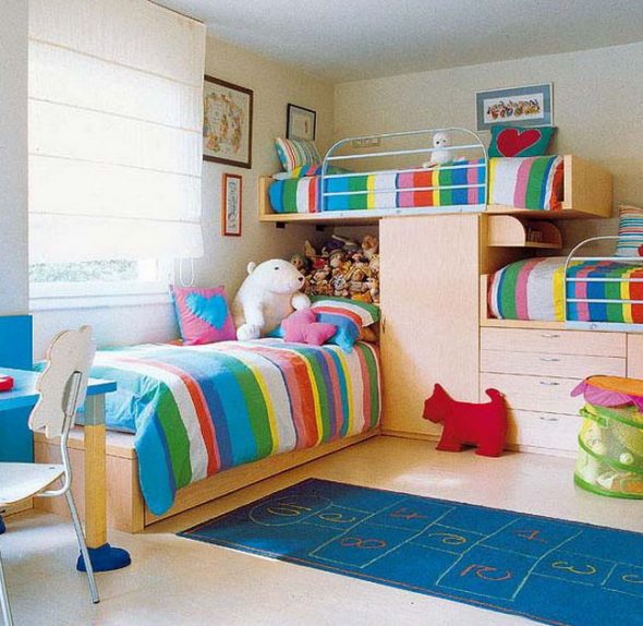 Компактная и уютная детская комната