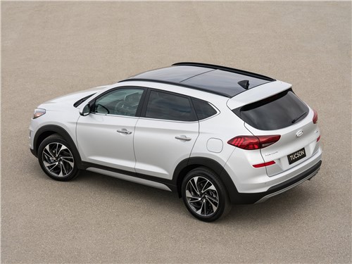 Предпросмотр hyundai tucson 2019 вид сверху