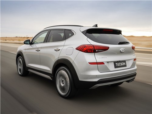 Предпросмотр hyundai tucson 2019 вид сбоку сзади