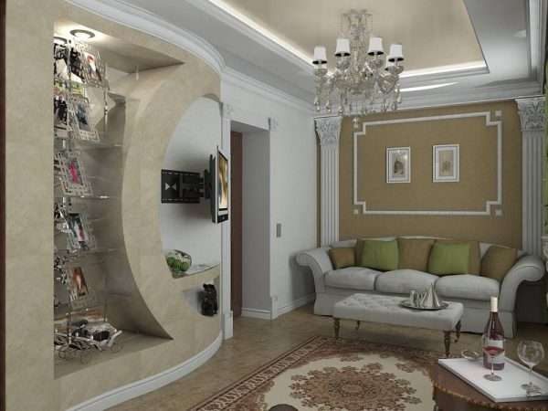 Дизайн гостинной комнаты 17 кв м: фото интерьеров
