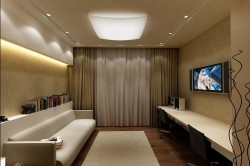 Современная спальня гостиная: дизайн интерьера