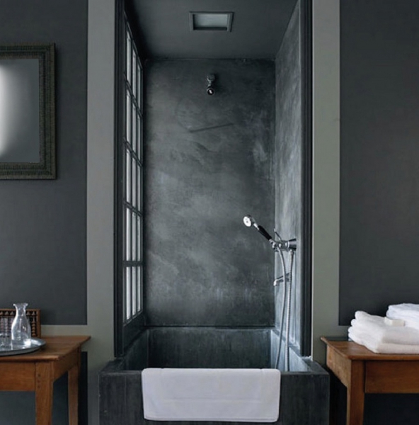Серая ванная комната – элегантность и сдержанность