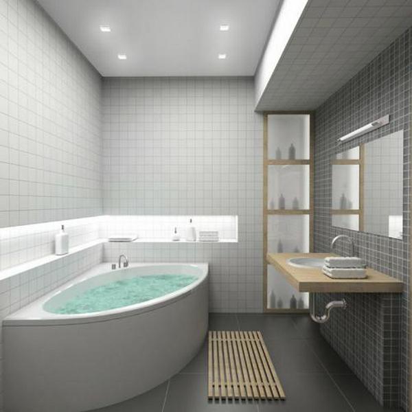 Серая ванная комната – элегантность и сдержанность