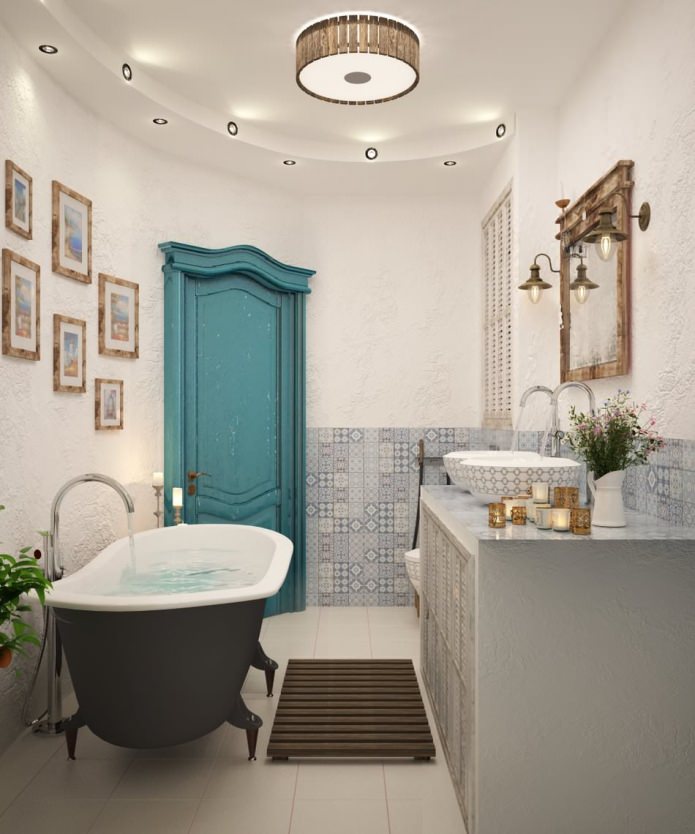 ванная комната в дизайне квартиры 70 кв. м. 