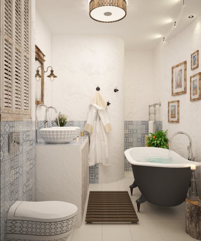ванная комната в дизайне квартиры 70 кв. м. 