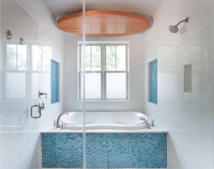 идея яркого дизайна ванной 2017