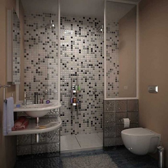 идея современного интерьера ванной комнаты 2017