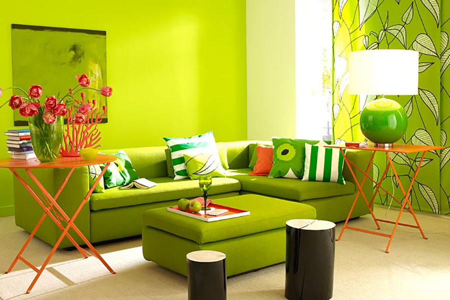 9 идей дизайна интерьера в зеленом цвете