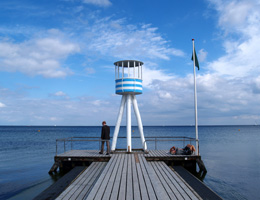 Arne Jacobsen. Арне Якобсен. Bellevue Beach, Klampenborg, Denmark (1932)