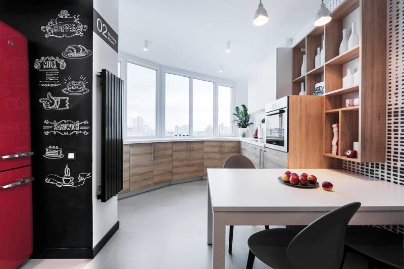 Дизайн кухни-гостиной 26 кв м