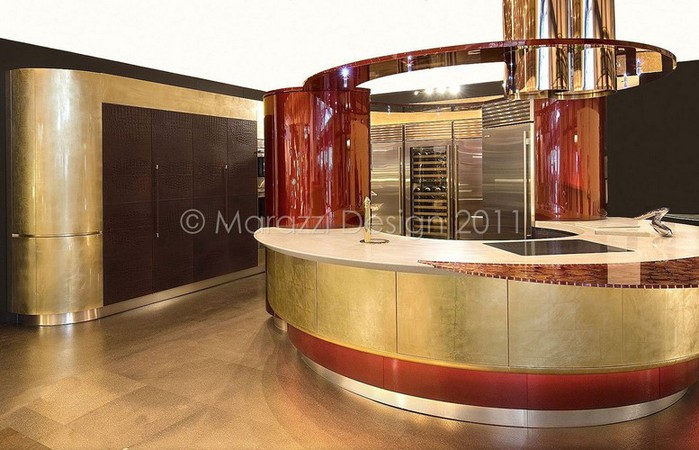 Самая дорогая кухня в мире - Colosseo Oro от студии Marazzi Design 2 (700x450, 90Kb)