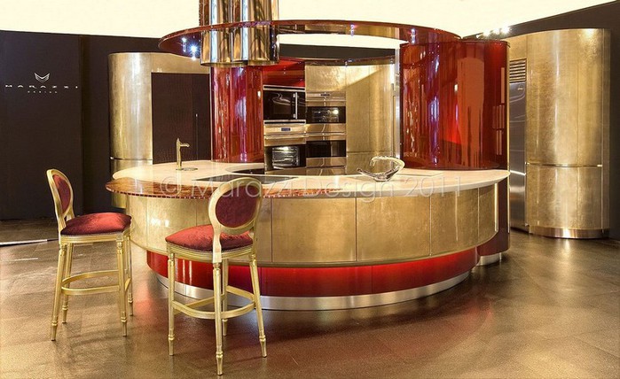 Самая дорогая кухня в мире - Colosseo Oro от студии Marazzi Design 6 (700x428, 93Kb)