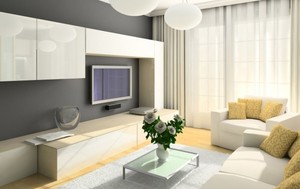 Как правильно подобрать цвет мебели и аксессуаров в комнате с серыми обоями