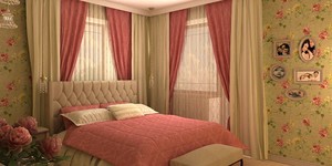Натуральные материалы в интерьере классической спальни