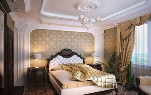 Классический интерьер современной спальни