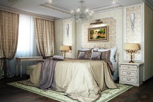 Декор спальни в стиле классика