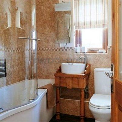 дизайн простой ванной