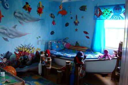 идеи интерьера детской комнаты для мальчика