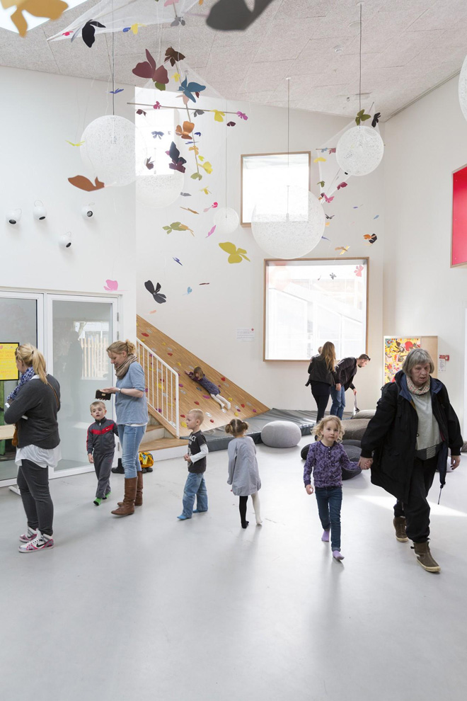 Поразительный интерьер детского Дома культуры в Копенгагене