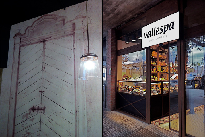 Удивительный интерьер магазина-пекарни Vallespà