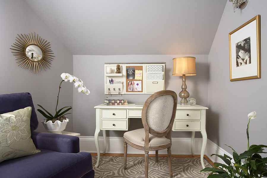 Современный дизайн интерьера домашнего офиса от LiLu Interiors