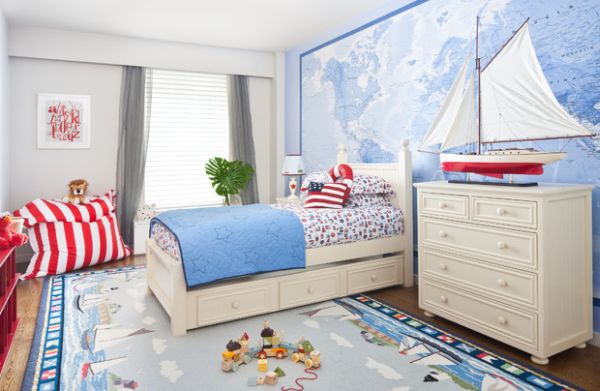 Детская комната на морскую тематику от Gloss NY