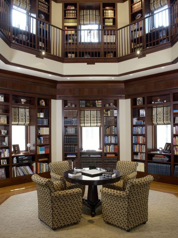 Интерьер домашней библиотеки - фото 62 стильных решений