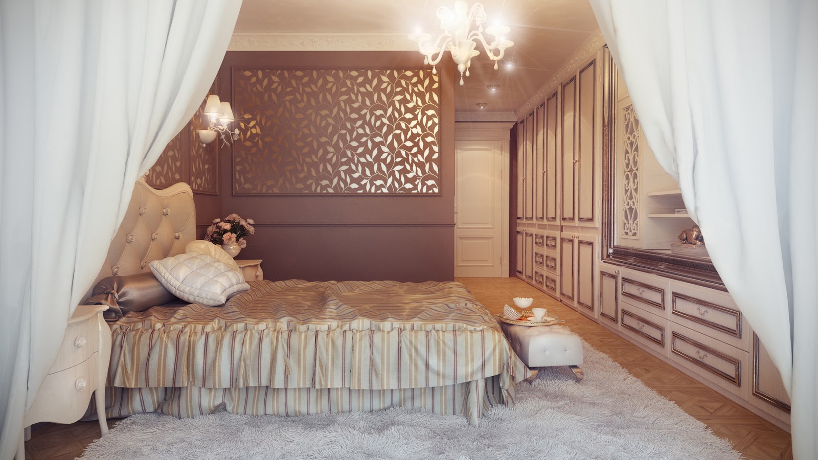 Дизайн интерьера спальни. Фото 56