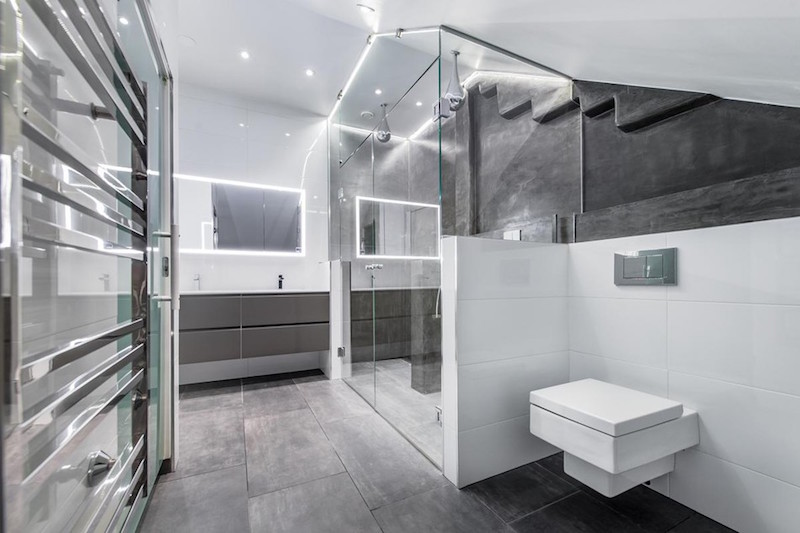 Интерьер мансарды в скандинавском стиле – Дизайн ванной комнаты