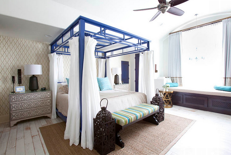 Дизайнерская спальня в средиземноморском стиле. Фото 7