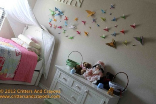 Оригами в детской комнате. Фото 3
