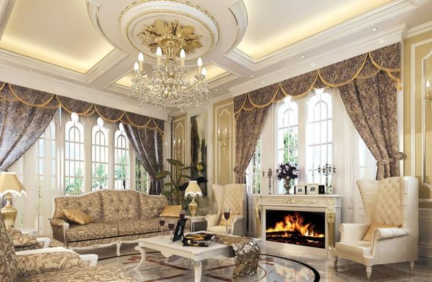 Гостиная в классическом стиле сделает вашу квартиру изысканной и уютной