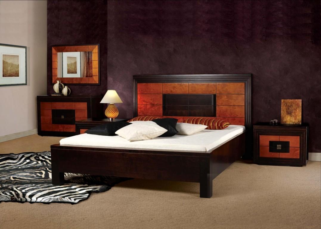 Подбирая натуральную мебель, необходимо учитывать дизайн спальни, чтобы все предметы гармонировали между собой