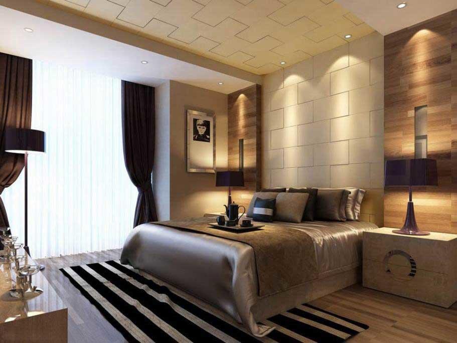 Многие предпочитают выбирать именно коричневый цвет для спальни, поскольку его достаточно легко можно сочетать с другими оттенками 