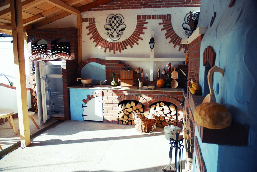 Интересный декор кухня в деревенском стиле от Mirza Horatiu Bogdan
