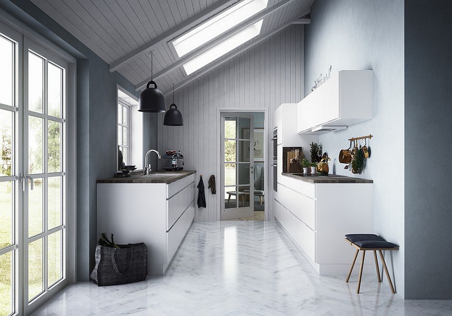 Скандинавский стиль в интерьере кухни - Фото 31