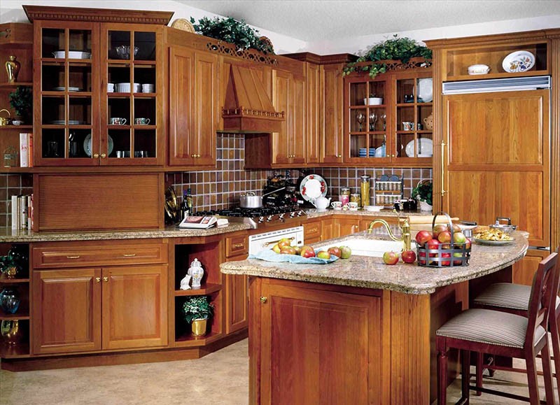 Мебель на кухне в классическом стиле